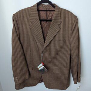 The Raymond Shop Brown Plaid Blazer